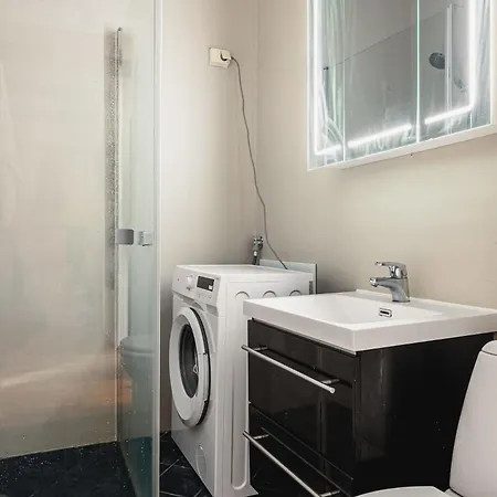 公寓 Dinbnb I Dockside With Modern Kitchen And Workspace 卑爾根